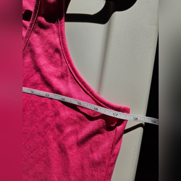 Firefly Dress Sleep Lounge extra long muscle tee dress size medium HOT Pink - Picture 8 of 11